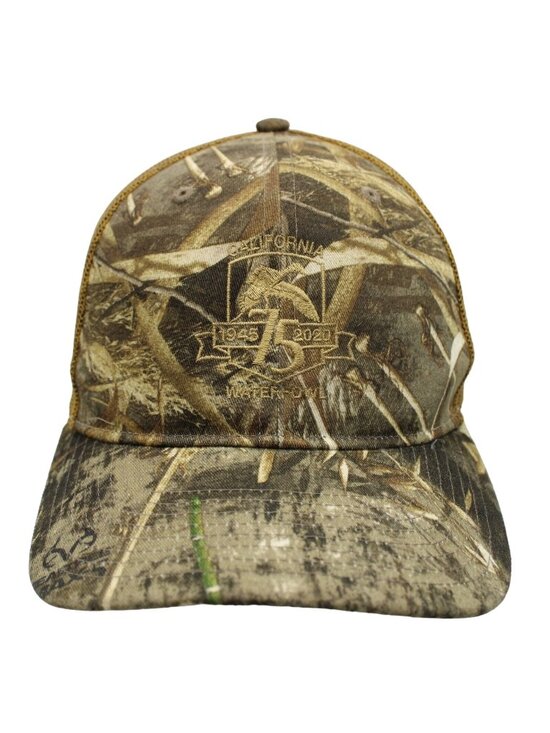 Richardson Other - California Water Fowl Association 75yr 1945 2020 Camouflage Snapback Trucker Hat